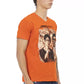 Orange Cotton Men T-Shirt