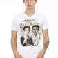 White Cotton Men T-Shirt