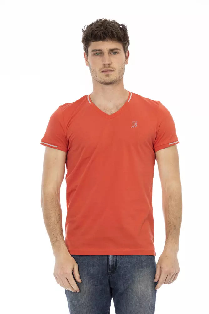 Orange Cotton Men's T-Shirt