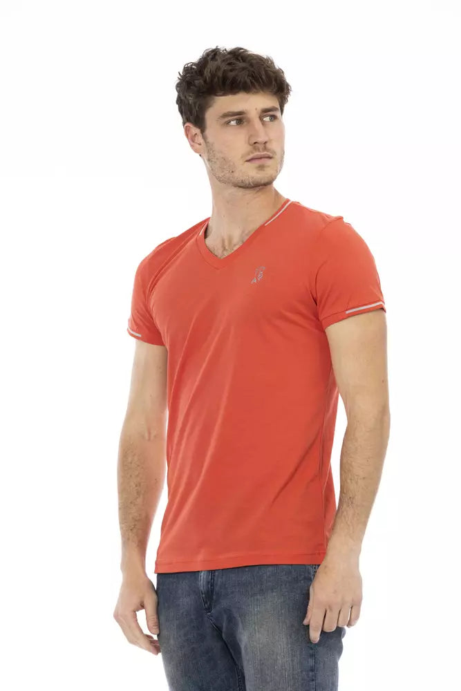 Orange Cotton Men's T-Shirt