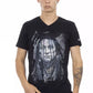 Black Cotton Men's T-Shirt