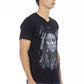 Black Cotton Men's T-Shirt