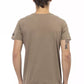 Brown Cotton Men T-Shirt