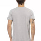 Gray Cotton Men T-Shirt