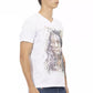 White Cotton Men T-Shirt