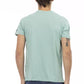 Green Cotton Men T-Shirt