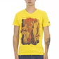 Yellow Cotton Men T-Shirt