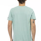 Green Cotton Men T-Shirt