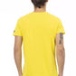 Yellow Cotton Men T-Shirt