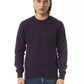 Purple Wool Men Sweater