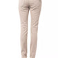 Beige Cotton Women Pant