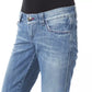 Blue Cotton Women Jeans