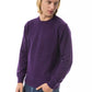 Purple Wool Men Sweater