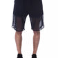 Black Polyester Men Short