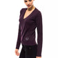 Purple Wool Women Sweater