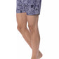 Blue Polyester Men Swimwear