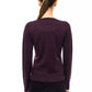 Purple Wool Women Sweater