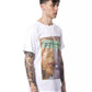 White Cotton Men T-Shirt