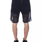 Black Polyester Men Short