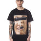 Black Cotton Men T-Shirt