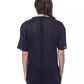 Blue Cotton Men T-Shirt