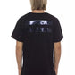 Black Cotton Men T-Shirt