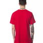 Red Cotton Men T-Shirt