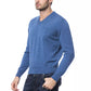 Embroidered Merino Wool Crew Neck Sweater