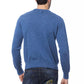 Embroidered Merino Wool Crew Neck Sweater