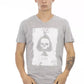 "Gray Cotton Men T-Shirt"