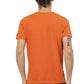 Orange Cotton Men T-Shirt