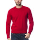 Red Merino Wool Men Sweater