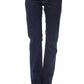 Blue Cotton Women Jeans