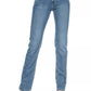 Light Blue Cotton Women Jeans