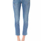 Light Blue Cotton Women Jeans