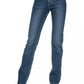 Blue Cotton Women Jeans