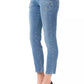 Light Blue Cotton Women Jeans