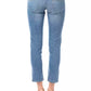 Light Blue Cotton Women Jeans