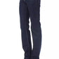 Blue Cotton Women Jeans