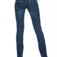 Blue Cotton Women Jeans