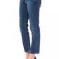 Light Blue Cotton Women Jeans