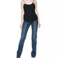 Blue Cotton Women Jeans