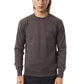 Gray Merino Wool Men Sweater