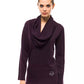 Purple Wool Women Sweater