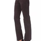 Brown Cotton Women Pants