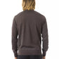 Gray Merino Wool Men Sweater