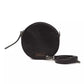 Black Leather Women Crossbody Bag