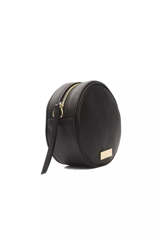 Black Leather Women Crossbody