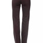 Brown Cotton Women Pants