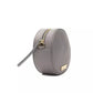 Gray Leather Women Crossbody